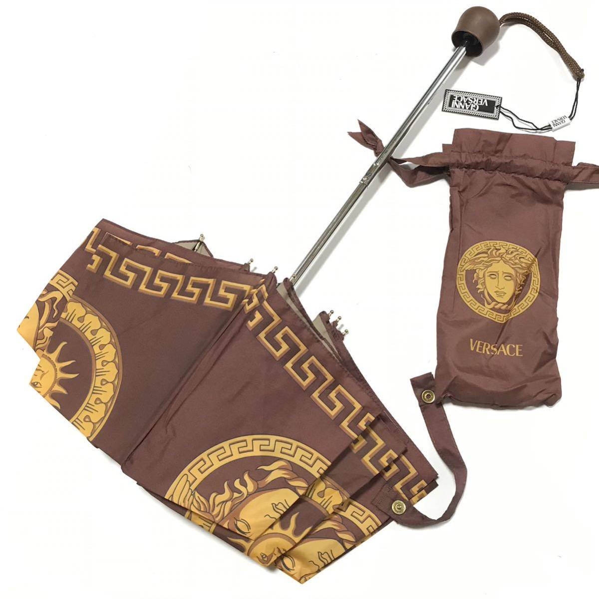 未使用品【ヴェルサーチェ】本物 GIANNI VERSACE 折り畳み傘 未使用品【ヴェルサーチェ】本物 GIANNI VERSACE 折り畳み傘