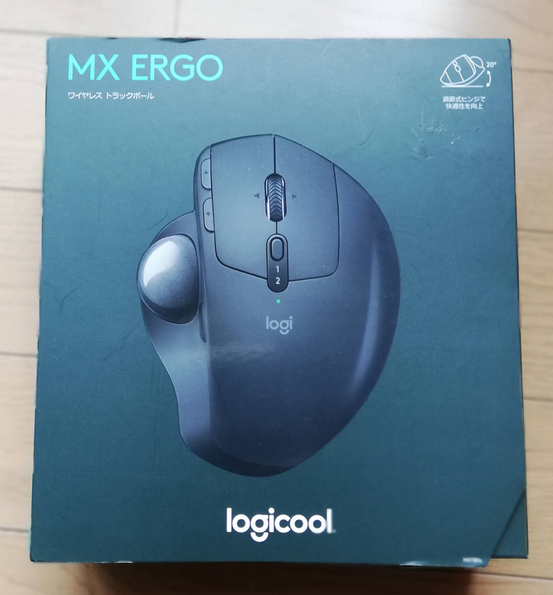 logicool MX ERGO ワイヤレストラックボール角度調整可-日本代購代Bid