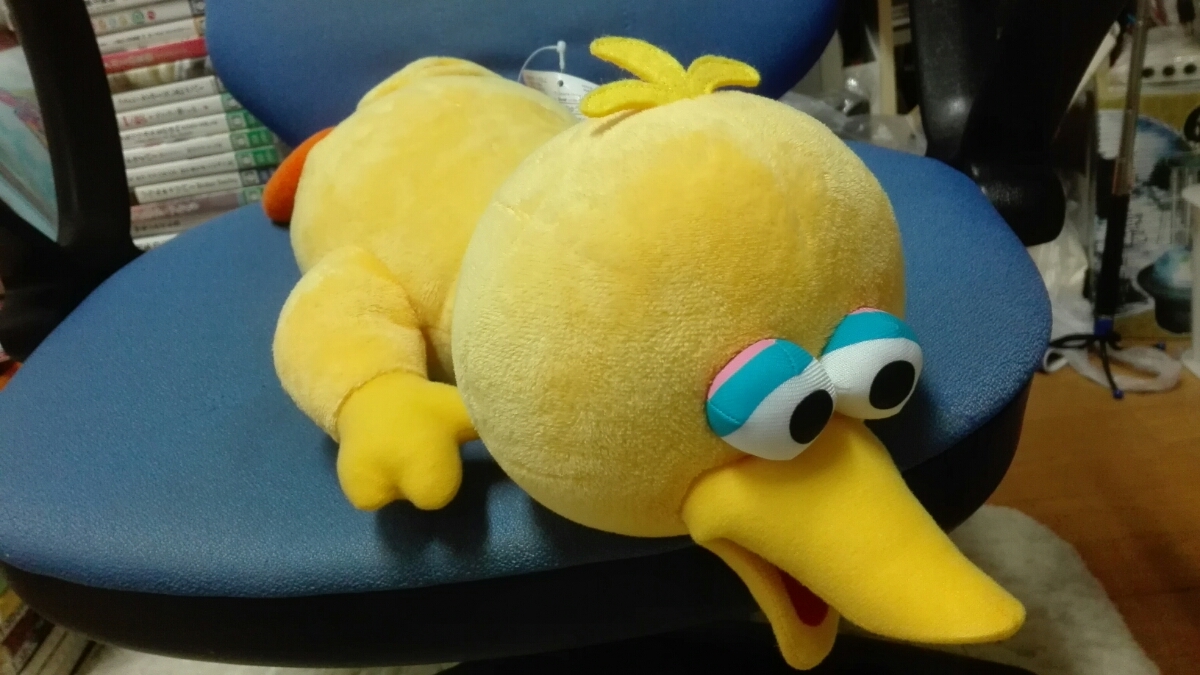 Sesame Street Big Bird .... soft toy nakajima corporation Sanrio unused goods tag attaching 