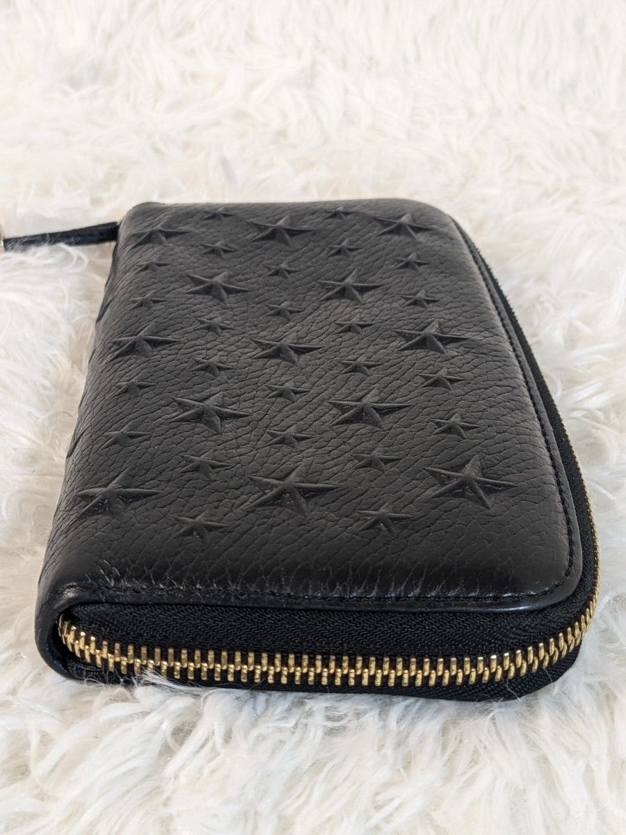 JIMMY CHOO 極美品 ラウンドファスナー 長財布 ジミーチュウ JIMMY CHOO 極美品 ラウンドファスナー 長財布 ジミーチュウ