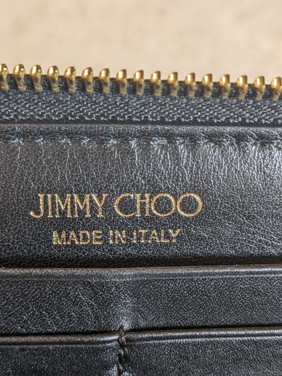 JIMMY CHOO 極美品 ラウンドファスナー 長財布 ジミーチュウ JIMMY CHOO 極美品 ラウンドファスナー 長財布 ジミーチュウ