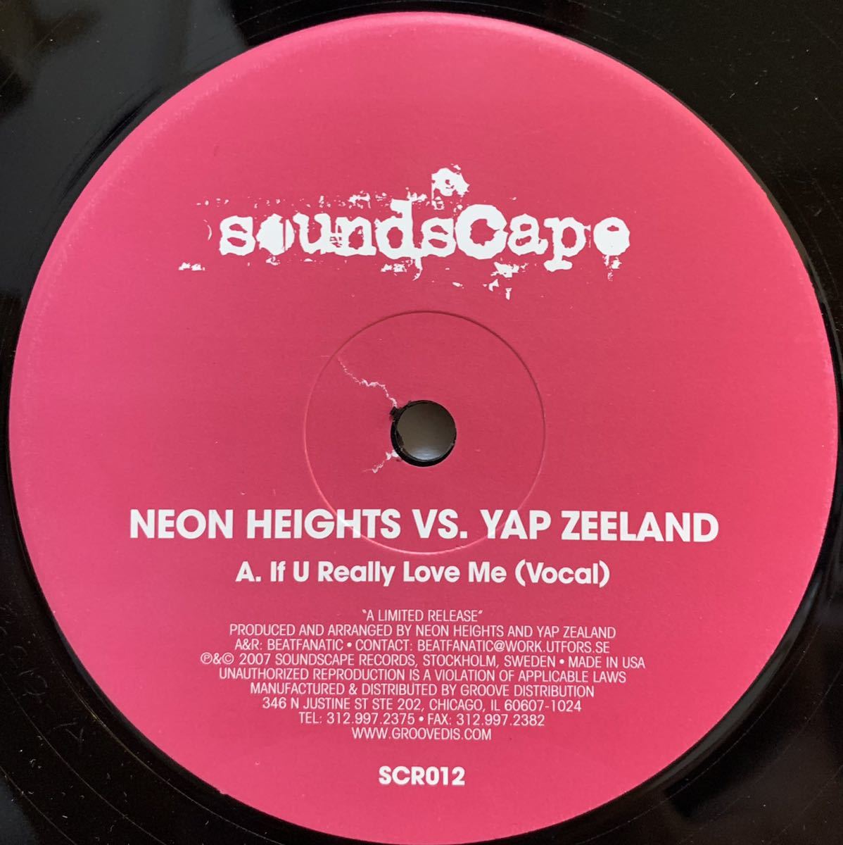 Neon Heights vs. Yap Zeeland - If U Really Love Me /Soundscape /STEVIE WONDER カヴァー_画像1
