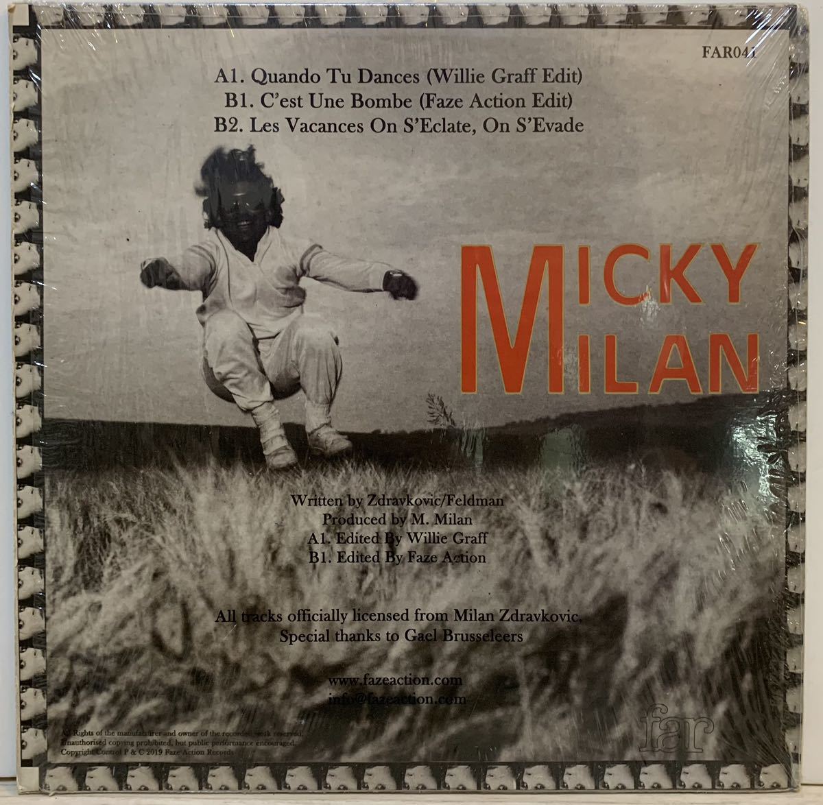 フレンチ・ミッド・テンポ・ブギー Micky Milan - Quando Tu Dances /Faze Action /DJ Harvey/ Hunee/ / Ray Mang /の画像2