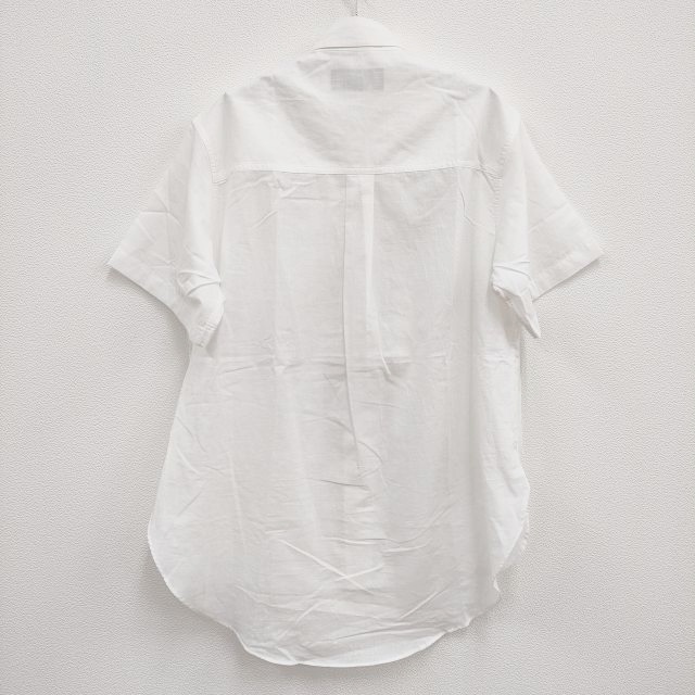 Yohji Yamamoto collections FG-B82-006 длинный длина размер 2 унисекс рубашка с коротким рукавом 22SS белый Yohji Yamamoto 3-0815S 220474