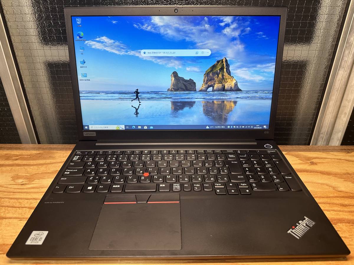 極速SSD搭載 WIN10 LENOVO THINKPAD E15 Core I3-10110U 2.10GHz 8G 2TB SSD UHD OFFICE 2013搭載 東京発送