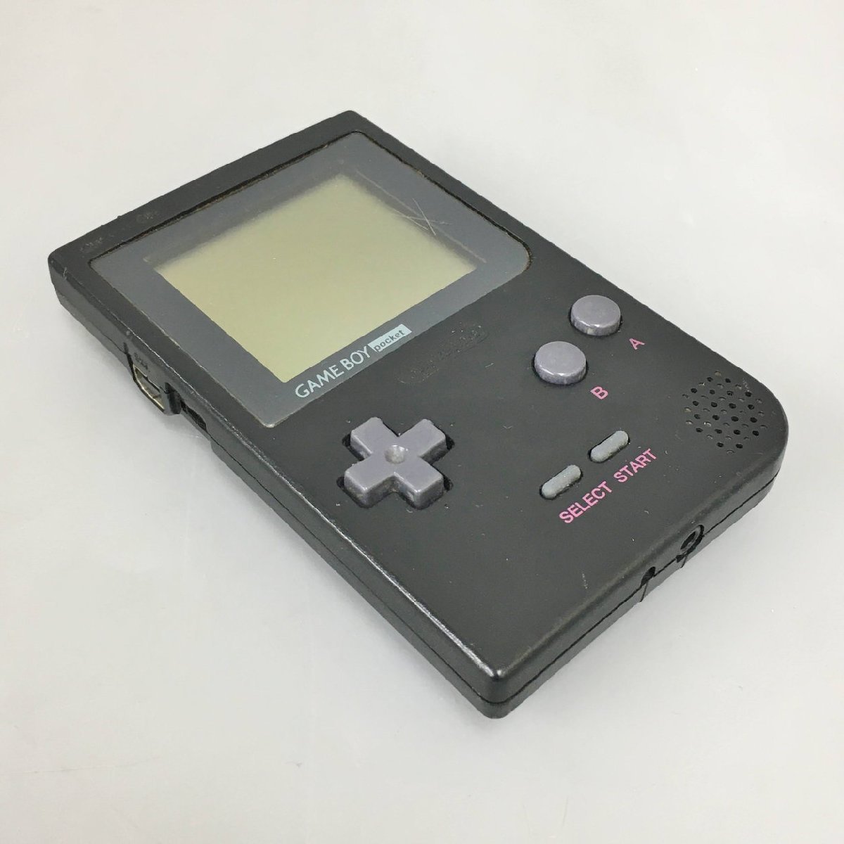 ゲームハード ゲームボーイポケット GAMEBOYpocket Nintendo MGB-001 ブラック 本体のみ ジャンク 2308LO144_画像3