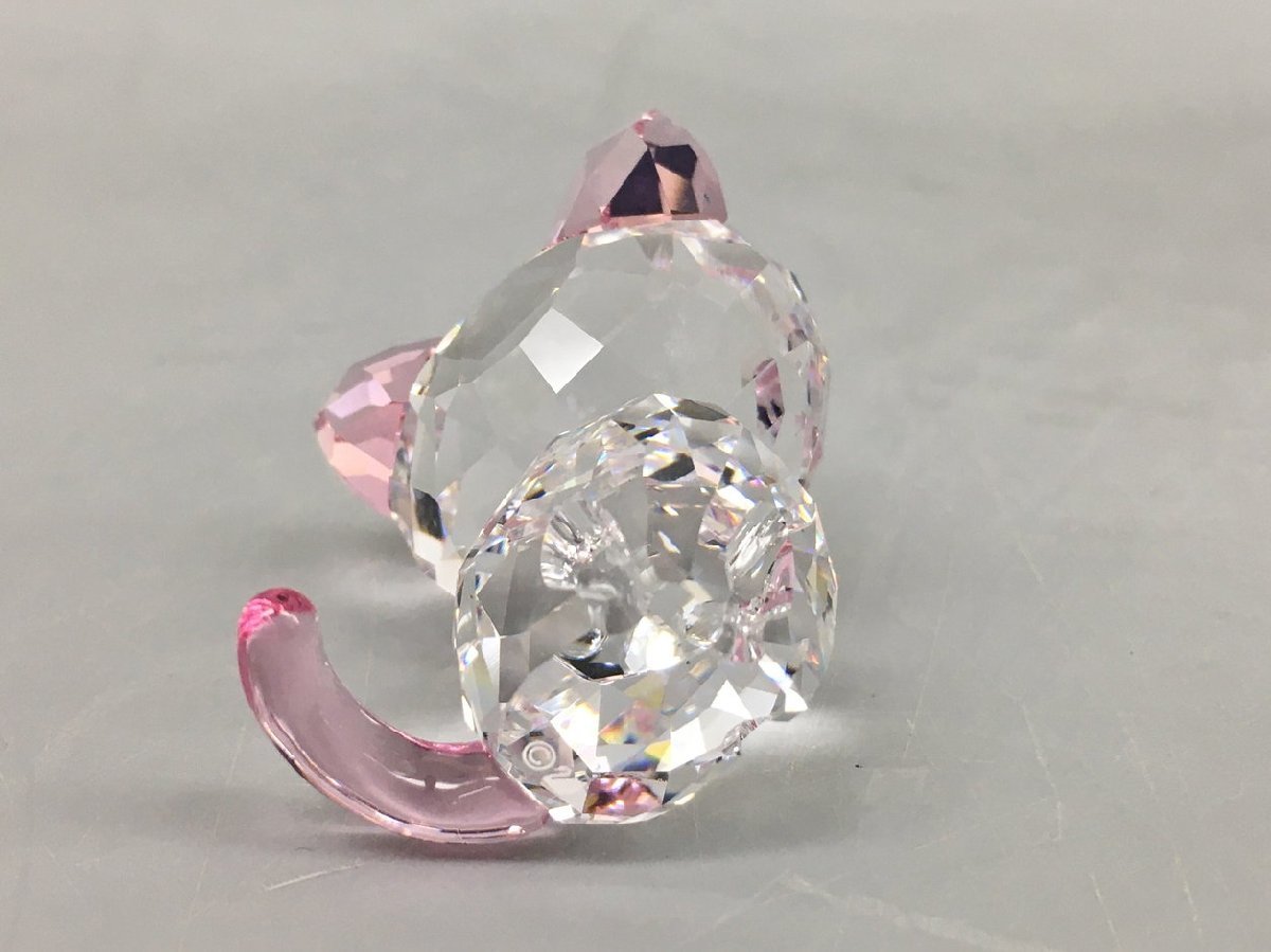 スワロフスキー SWAROVSKI フィギュリン キトゥン ミリー アメリカンショートヘア 5223597 クリスタルフィギュア 2308LR205_画像4