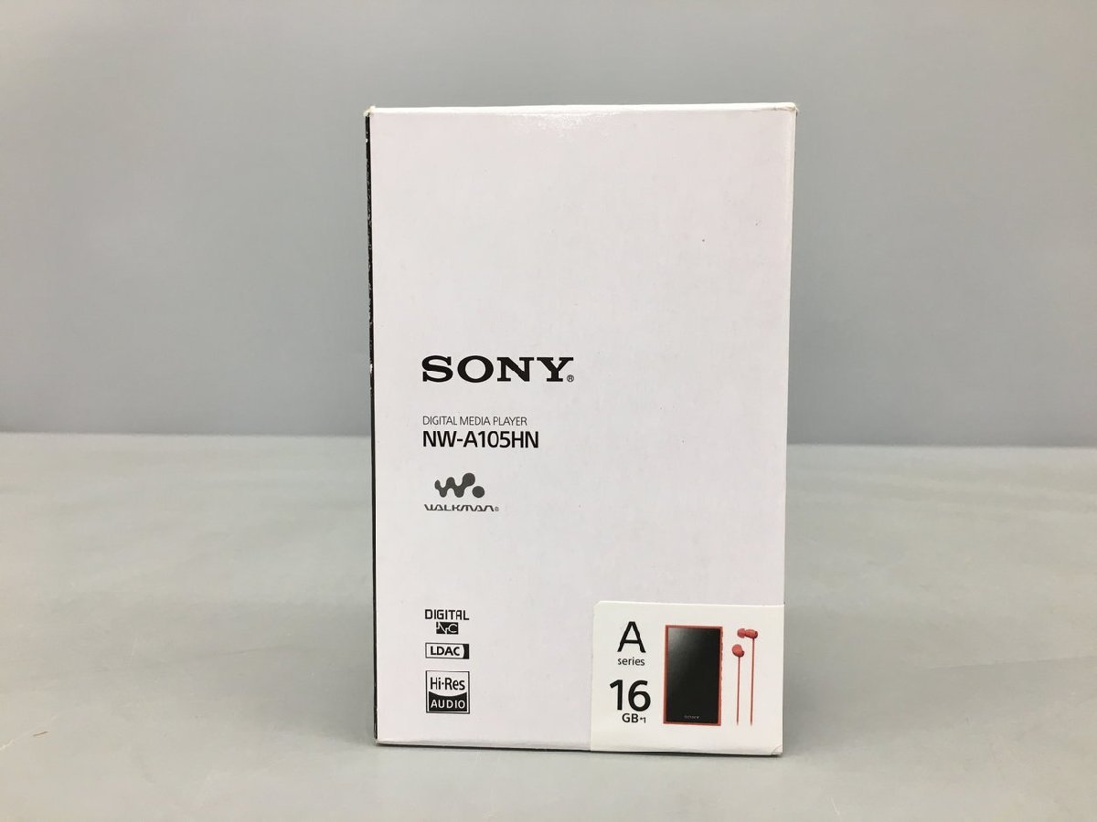 ポータブルオーディオプレーヤー ウォークマンAシリーズ NW-A105HN オレンジ 16GB ソニー SONY メモリータイプ イヤホン付属 2308LR021_画像1