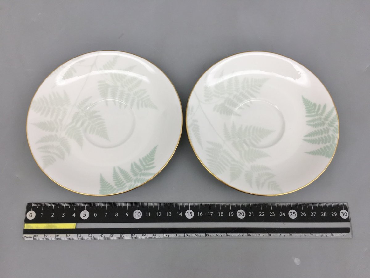 ノリタケ Noritake カップ＆ソーサー2客セット グランヴェール ボーンチャイナ ティー碗皿ペアセット P59883/4622 未使用 2309LS034_画像2