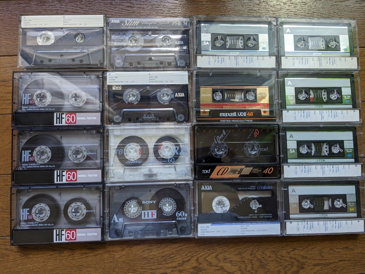 未開封カセットテープ メタルテープ7本 & 使用済みテープ1本 maxell