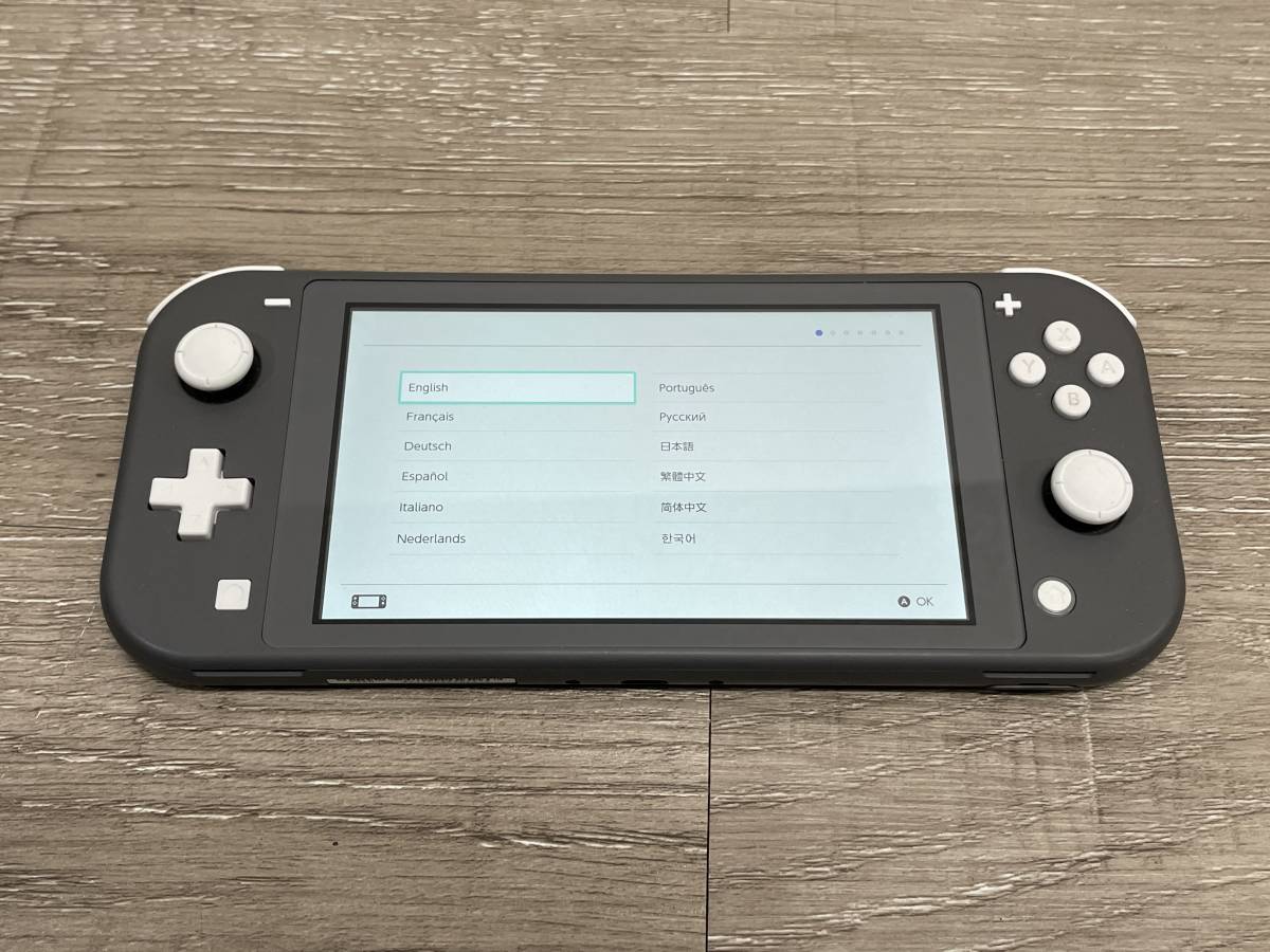 ☆ Switch ☆ ニンテンドースイッチ ライト グレー 動作品 状態良好