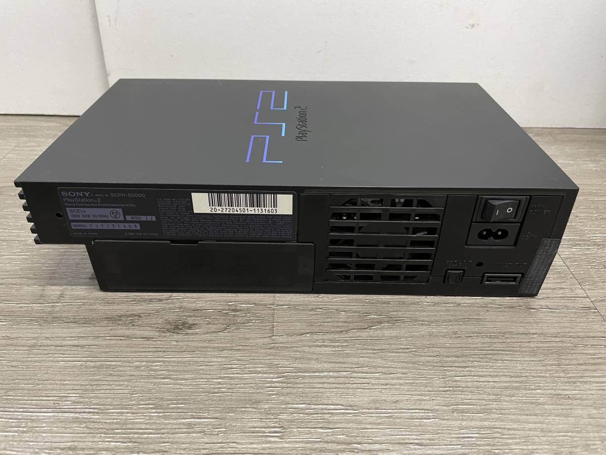 ☆ PS2 ☆ プレイステーション2 SCPH-50000 NB ミッドナイトブラック