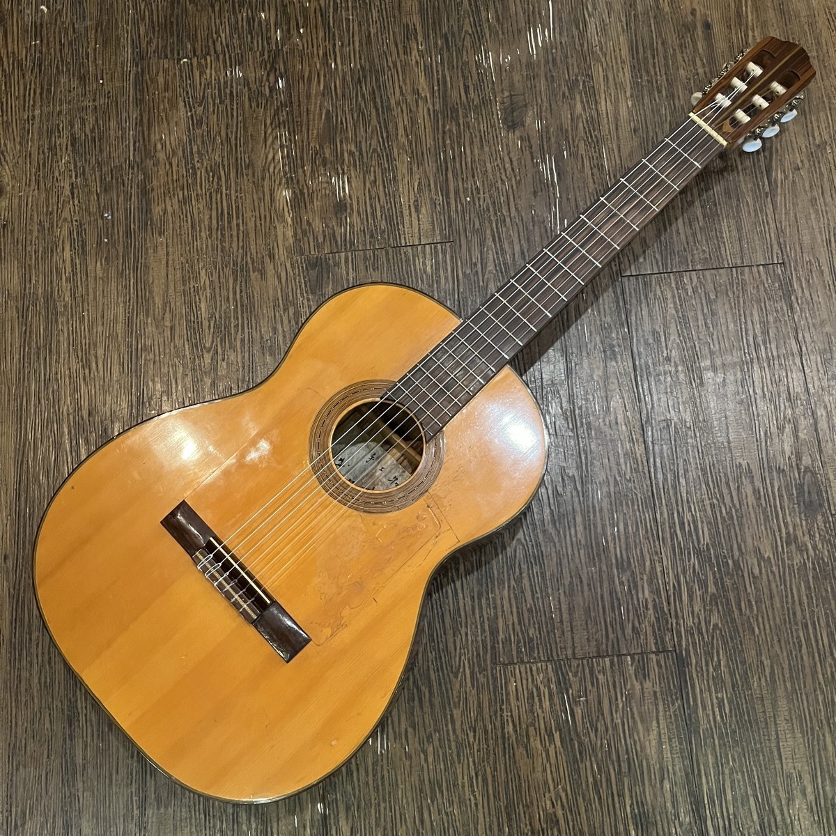 武内 瑞弘 特12 手工品 日本製 Classical Guitar クラシックギター ビンテージ -z411_画像1