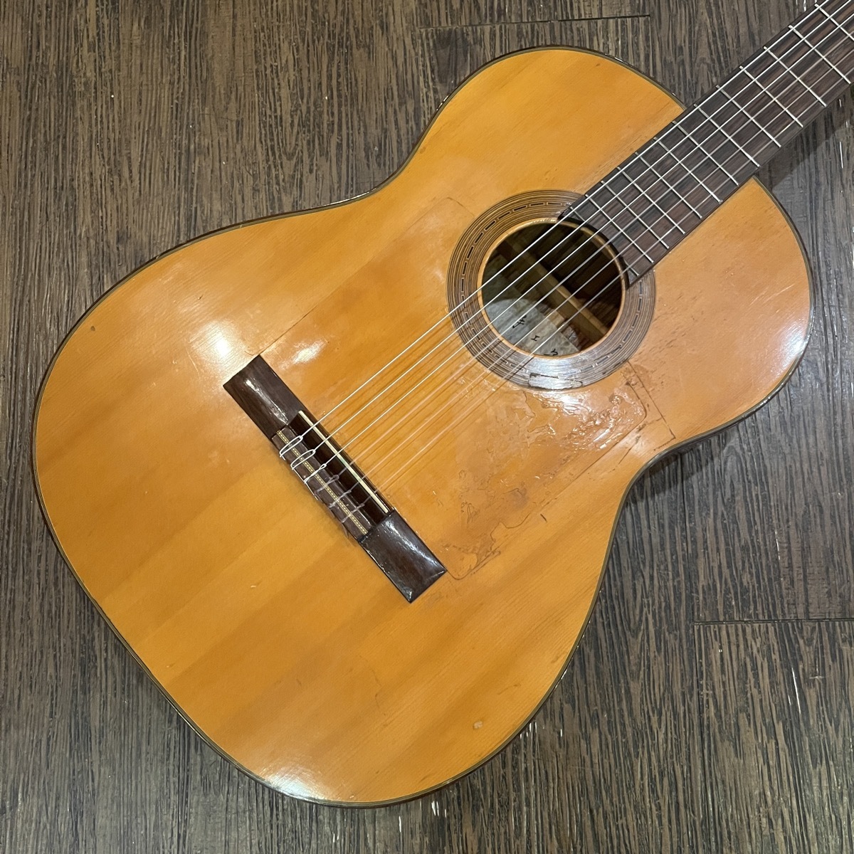 武内 瑞弘 特12 手工品 日本製 Classical Guitar クラシックギター ビンテージ -z411_画像2