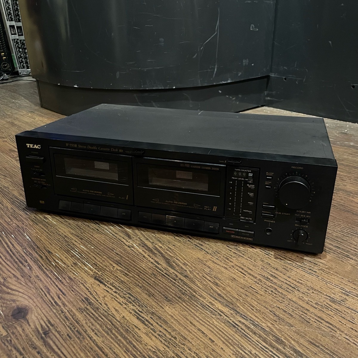 人気の Teac W-550R ティアック ダブルカセットデッキ - x823 一般