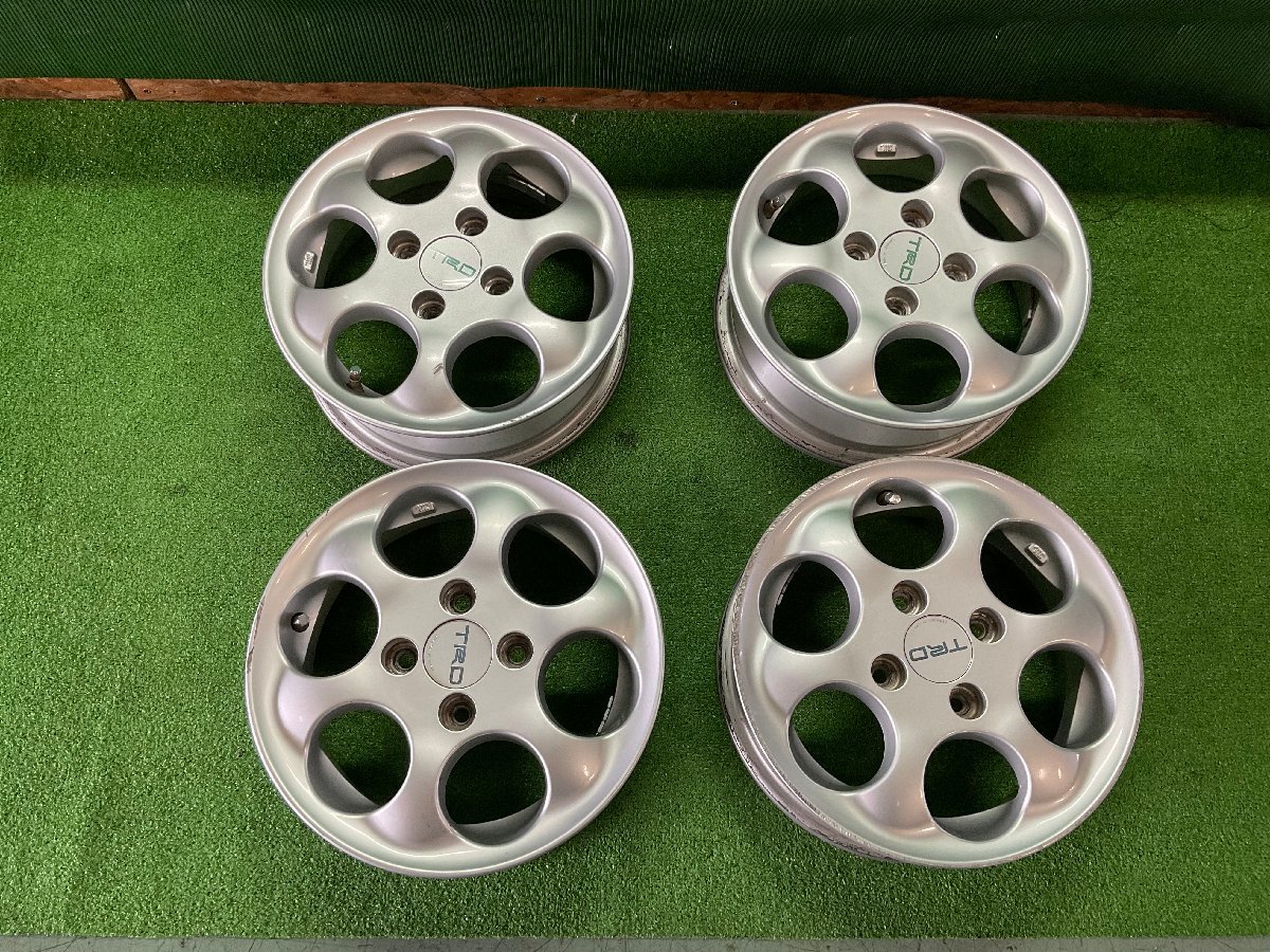 パッソ 純正オプション TRD 13インチ 4.5J PCD100 4H +35 アルミ