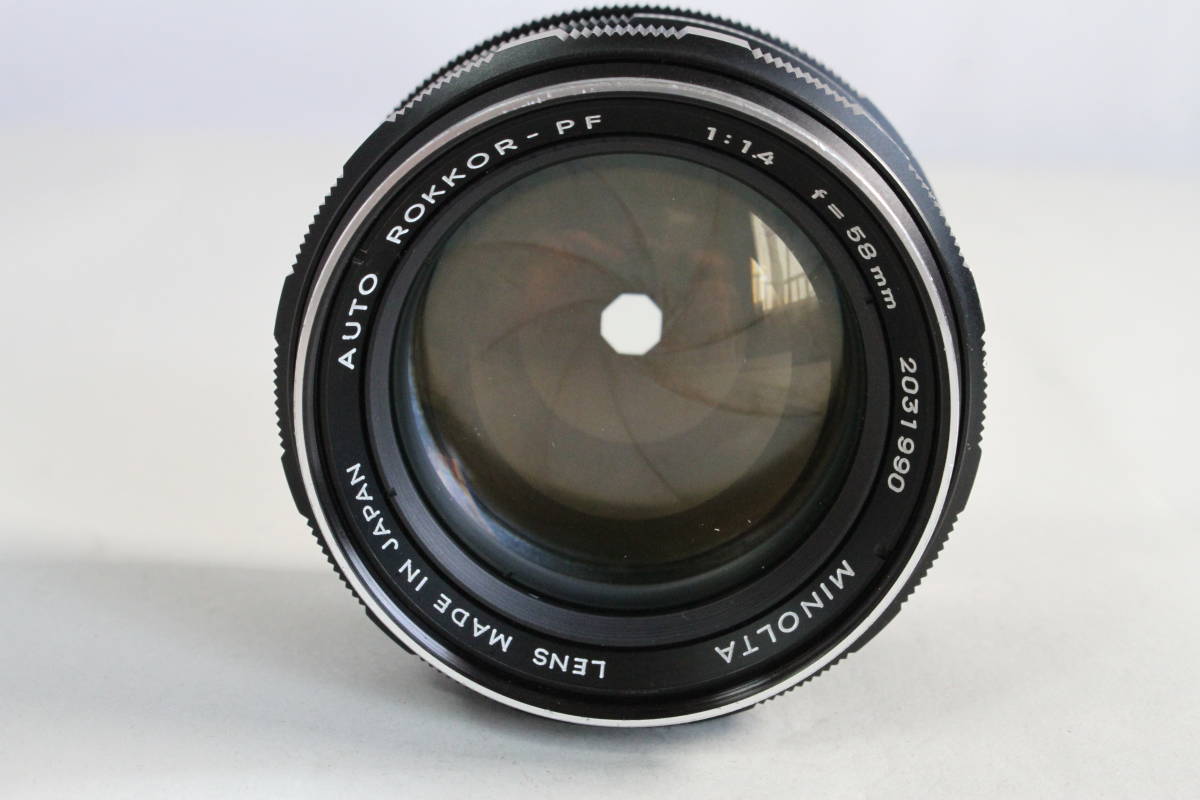 ★☆ジャンク品☆★MINOLTA ミノルタ AUTO ROKKOR-PF 58mm F1.4★#8214_画像2