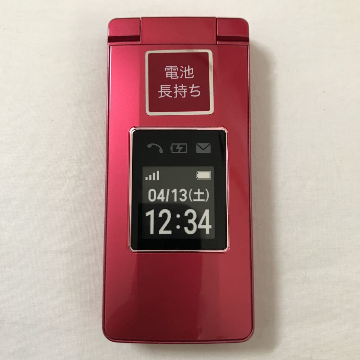 かんたん携帯10 807SH (ピンク)モックアップ・パープル(商品模型/ダミー)_画像1