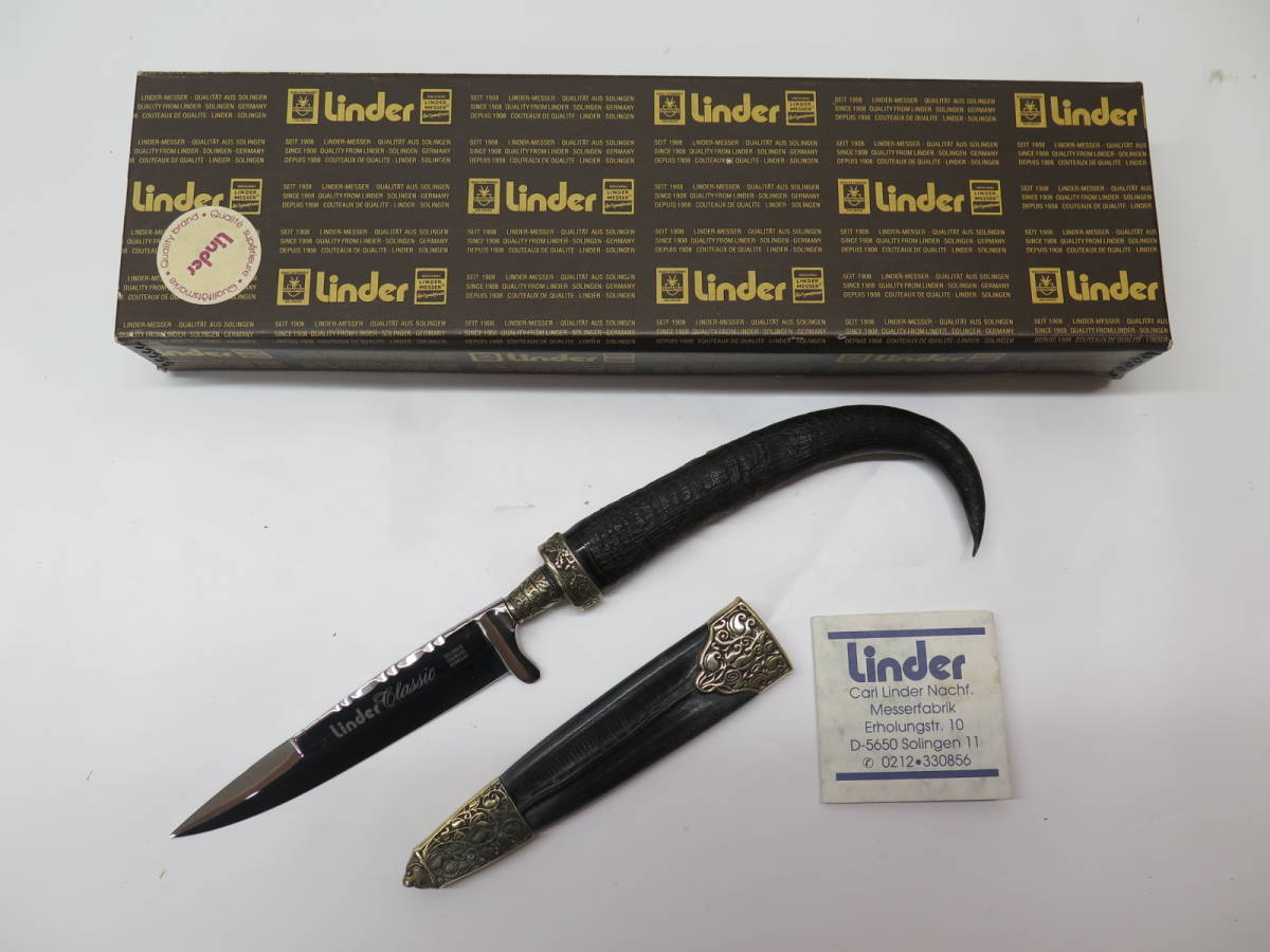LINDER　P7649H11　リンダー　シャモア(レイヨウ)　アウトドアナイフ/シースナイフ