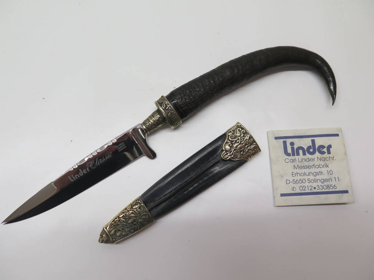 LINDER P7649H11 リンダー シャモア(レイヨウ) アウトドアナイフ/シースナイフの画像2