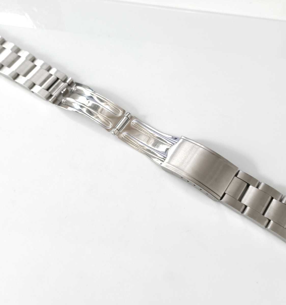 18mm 腕時計 交換用 社外品 オイスター ブレスレット ベルト シルバー 【対応】SEIKO 5 セイコー SNK_画像5