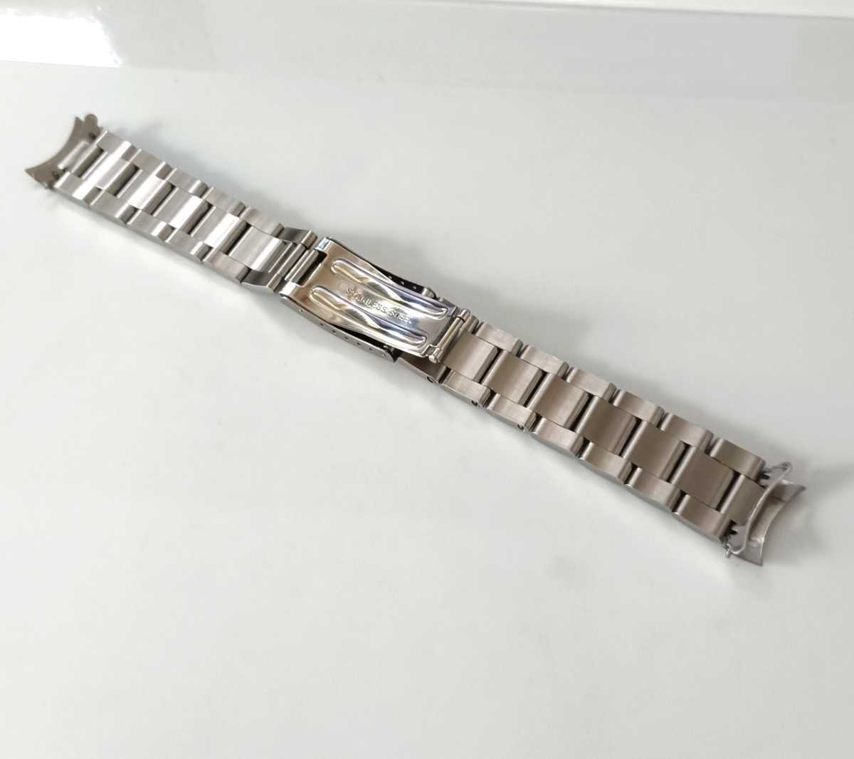 18mm 腕時計 交換用 社外品 オイスター ブレスレット ベルト シルバー 【対応】SEIKO 5 セイコー SNK_画像4