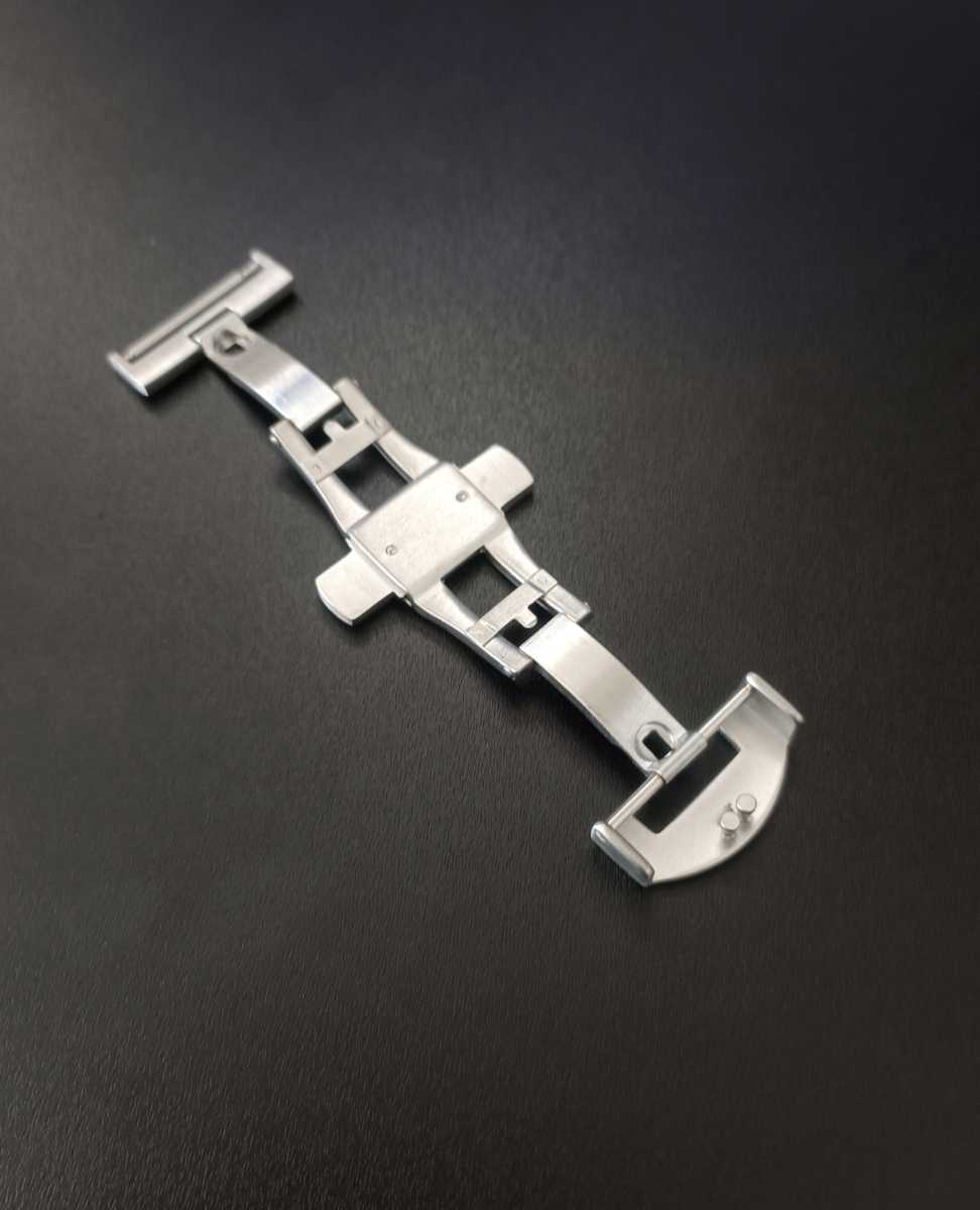 20mm wristwatch repair for exchange D buckle Class p installation width mat satin silver [ correspondence ] Panerai PANERAI