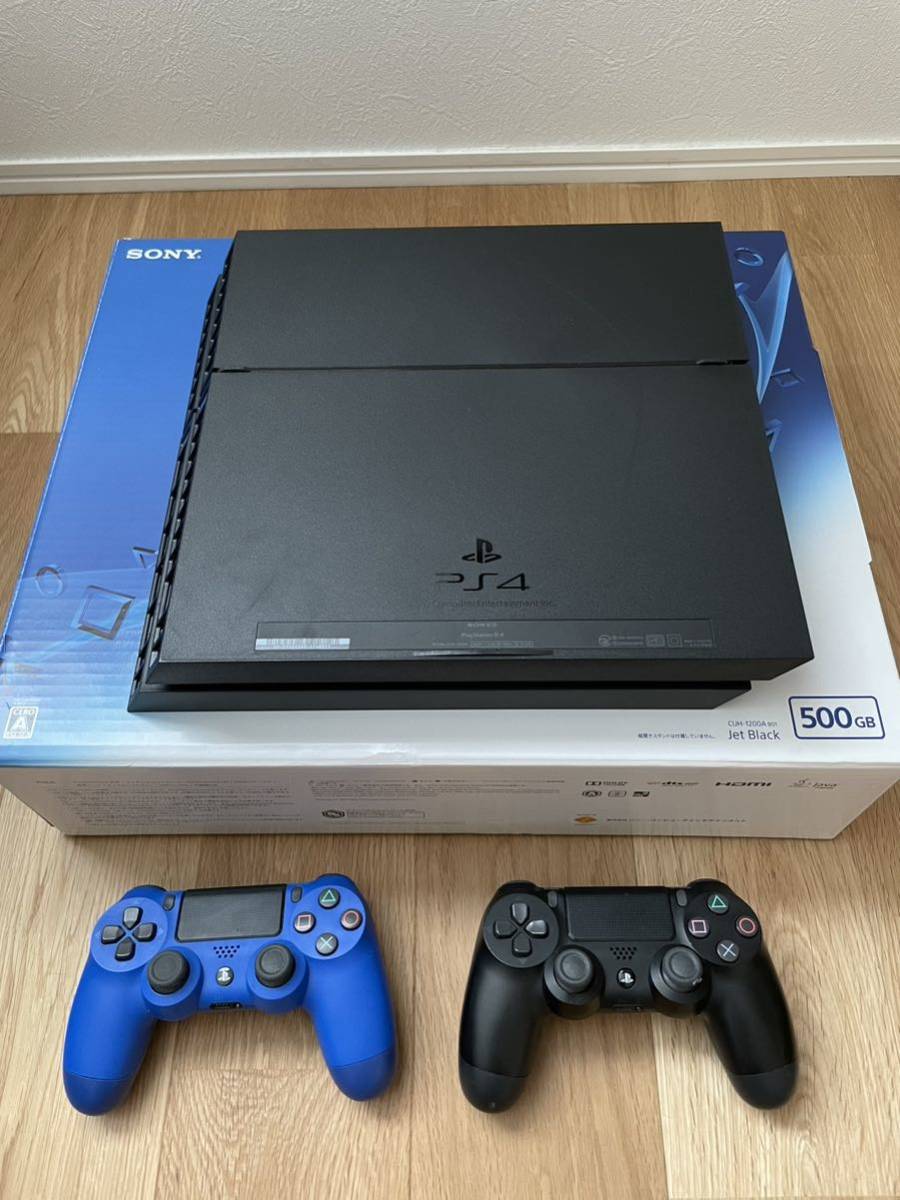 1円スタート PS4本体 500GB PlayStation4 ジェット・ブラック