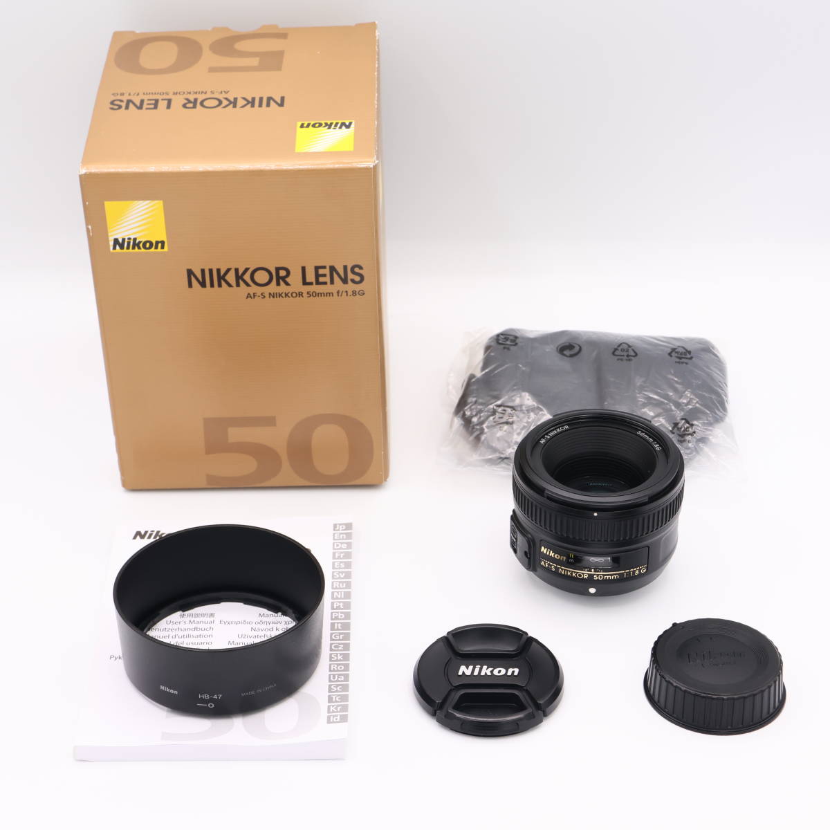 ニコン】Nikon AF-S NIKKOR 50mm f/1.8G【単焦点】-
