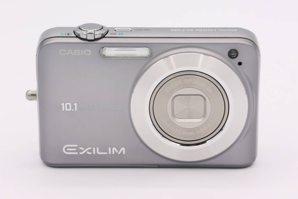 CASIO デジタルカメラ EXILIM (エクシリム) ZOOM グレー EX-Z1080GY-