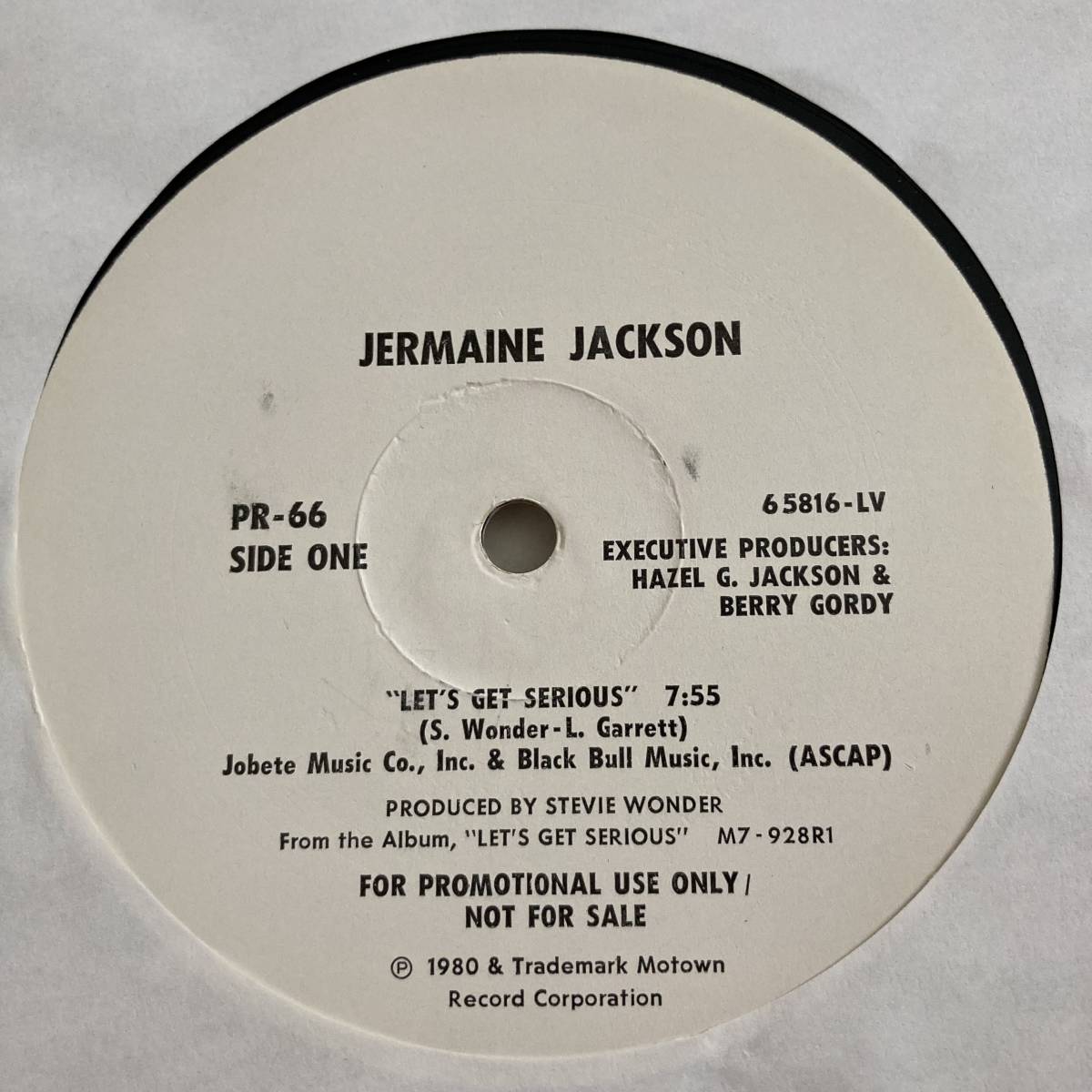 Jermaine Jackson - Let's Get Serious 12 INCH_画像2