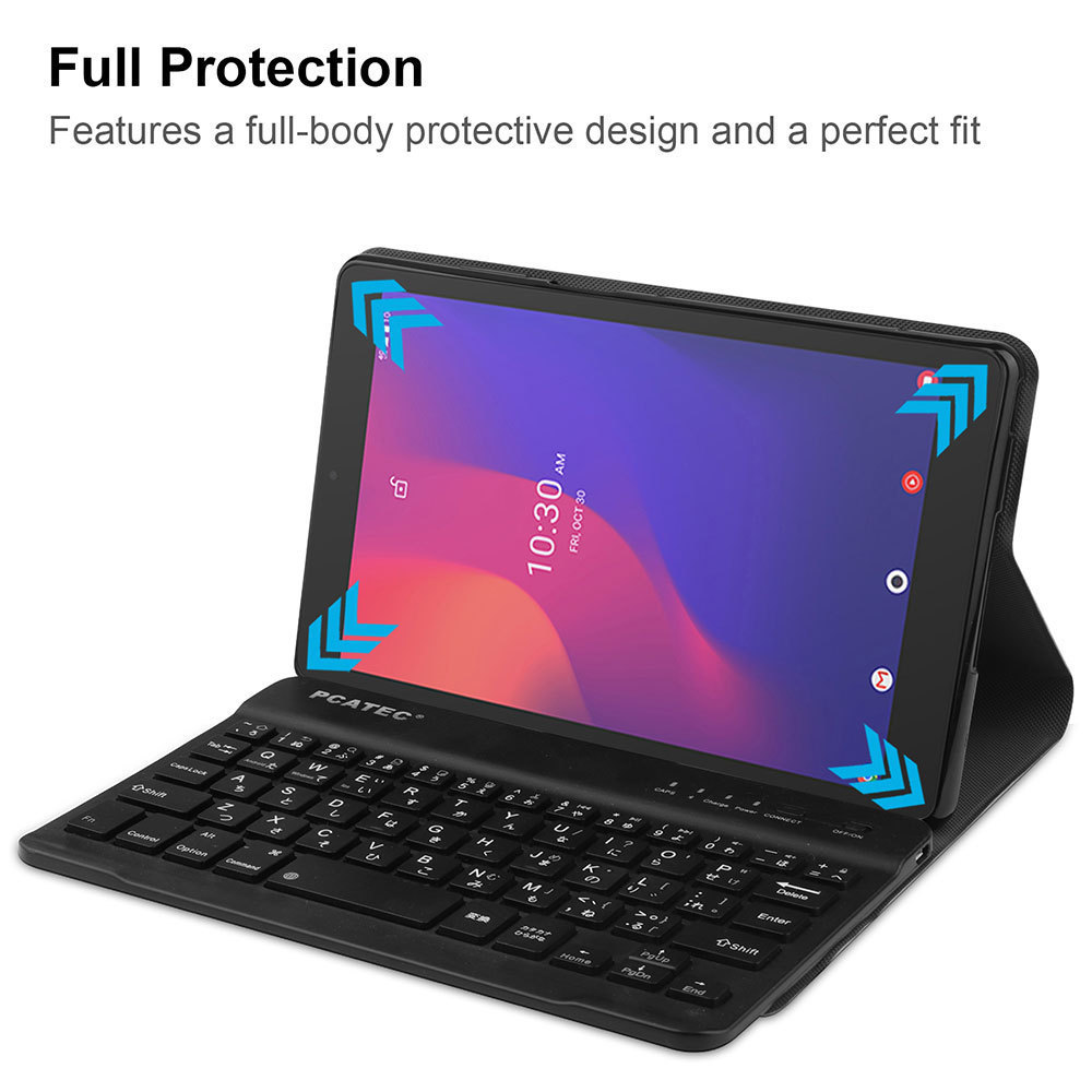 [ free shipping ]NTT docomo dtab Compact d-42A TPU case attaching Bluetooth keyboard US arrangement .. input correspondence key board case black 