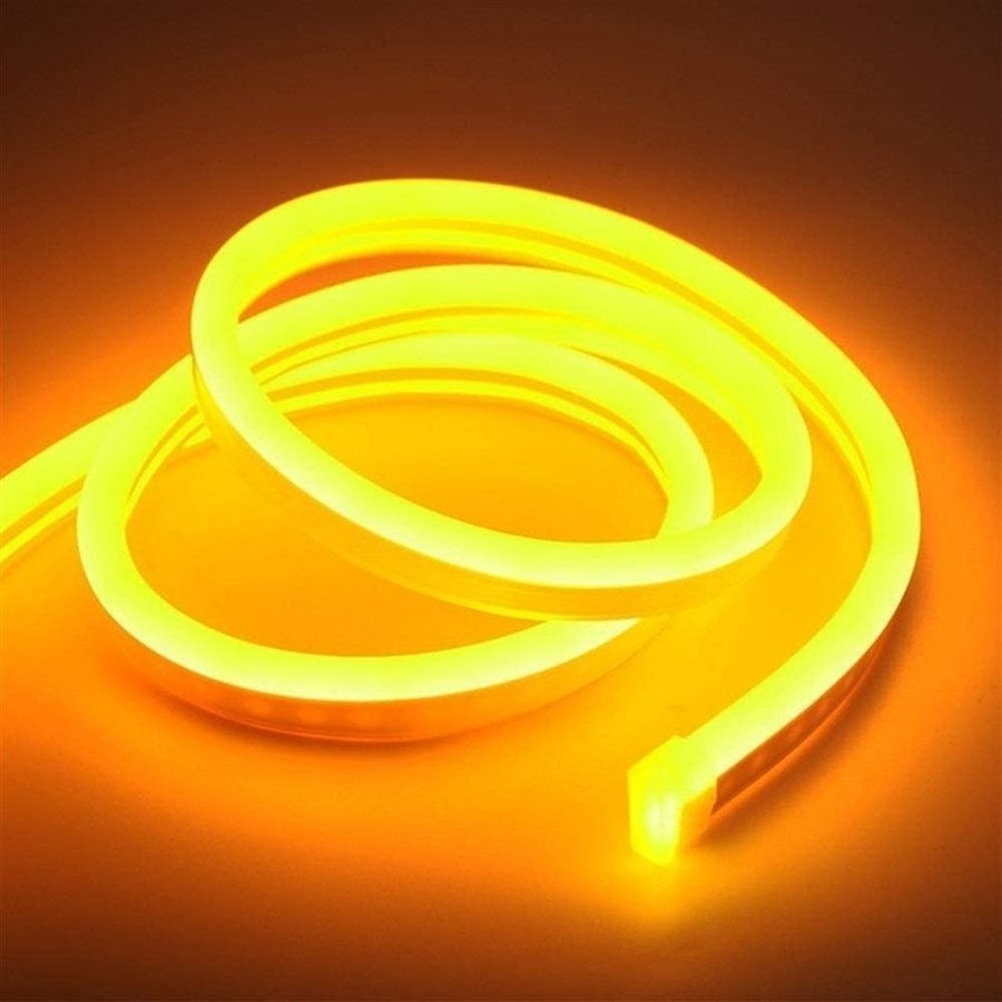  free shipping neon tube manner light 5m 12V LED strip SMD 2835 120LEDs /M tube light illumination yellow 