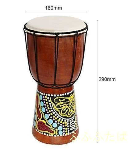 ジャンベドラム　ハンド 本体 初心者 アフリカ 木製 クラシック_画像4