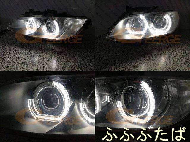 BMWー 3 シリーズ E90 E92 E93 M3 クーペとカブリオレ 2007-2013 超高輝度 LED エンジェル アイズキット_画像2