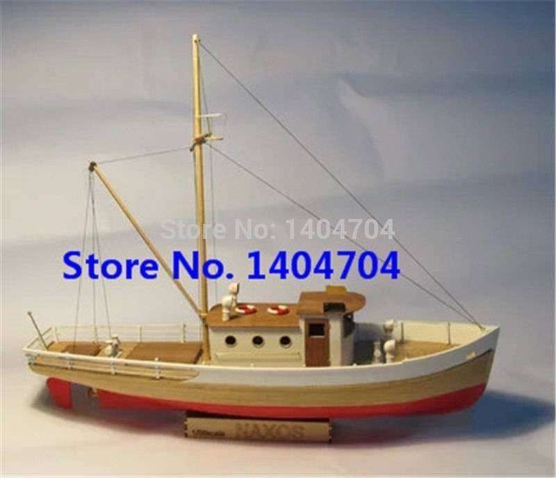 Nidaleモデル送料無料クラシックスギリシャ釣りボートモデルキットスケール1:50 naxos 1849釣りボート木製scモデル