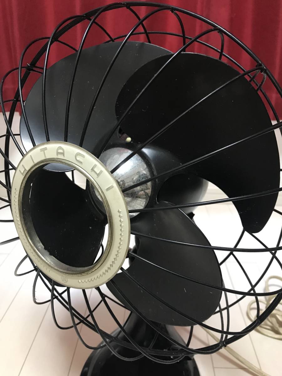 通電確認済み美品 HITACHI 日立/レトロ扇風機 卓上扇風機/A.C. DESK FAN/黒/M-6034Dジャンク アンティーク レトロ 昭和 item details | Yahoo! JAPAN Auction | One Map by FROM JAPAN