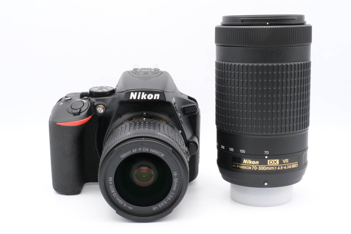 高価値セリー F3.5-5.6G 18-55mm NIKKOR DX AF-P + D5600 ニコン Nikon