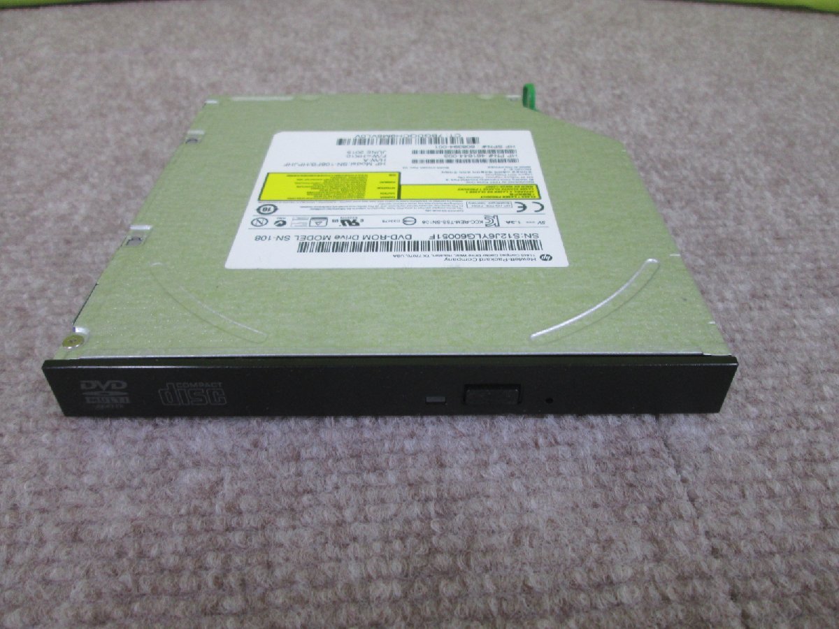 DVD-ROMドライブ SN-108 HP Compaq 8200 Elite Ultra-slim用 送料無料 正常品 [86320]_画像1