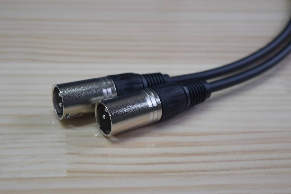 ** mogami 2549(BK)+XLR plug male - female (CPXL)/0.50m× 2 ps 