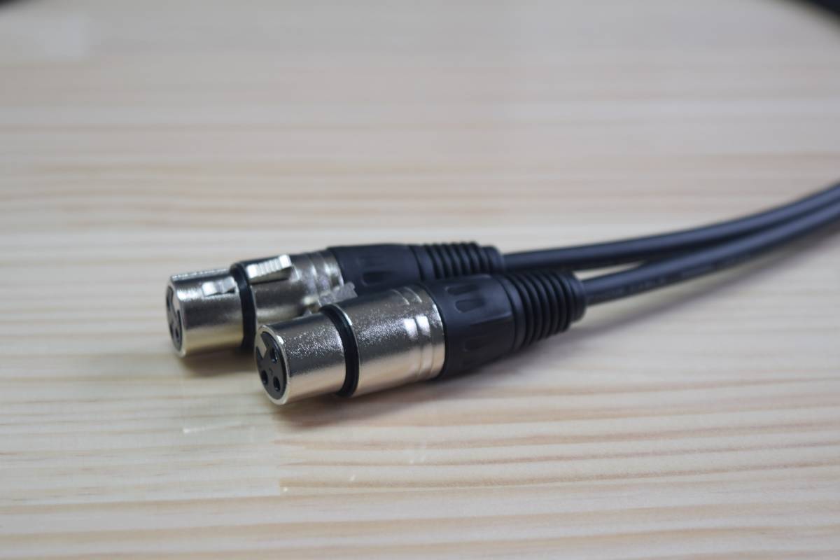 ** mogami 2549(BK)+XLR plug male - female (CPXL)/0.50m× 2 ps 