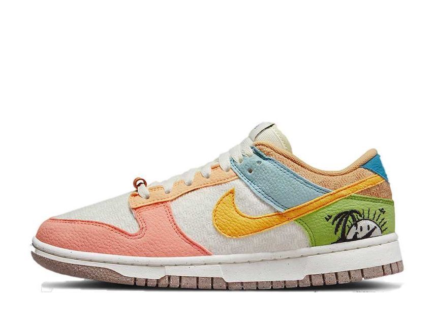 Nike WMNS Dunk Low Sun Club "Sail/Sanded Gold/Light Madder Root" 28cm DQ0265-100