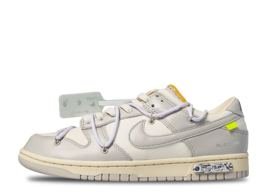 OFF-WHITE NIKE DUNK LOW 1 OF 50 "49" 28.5cm DM1602-123