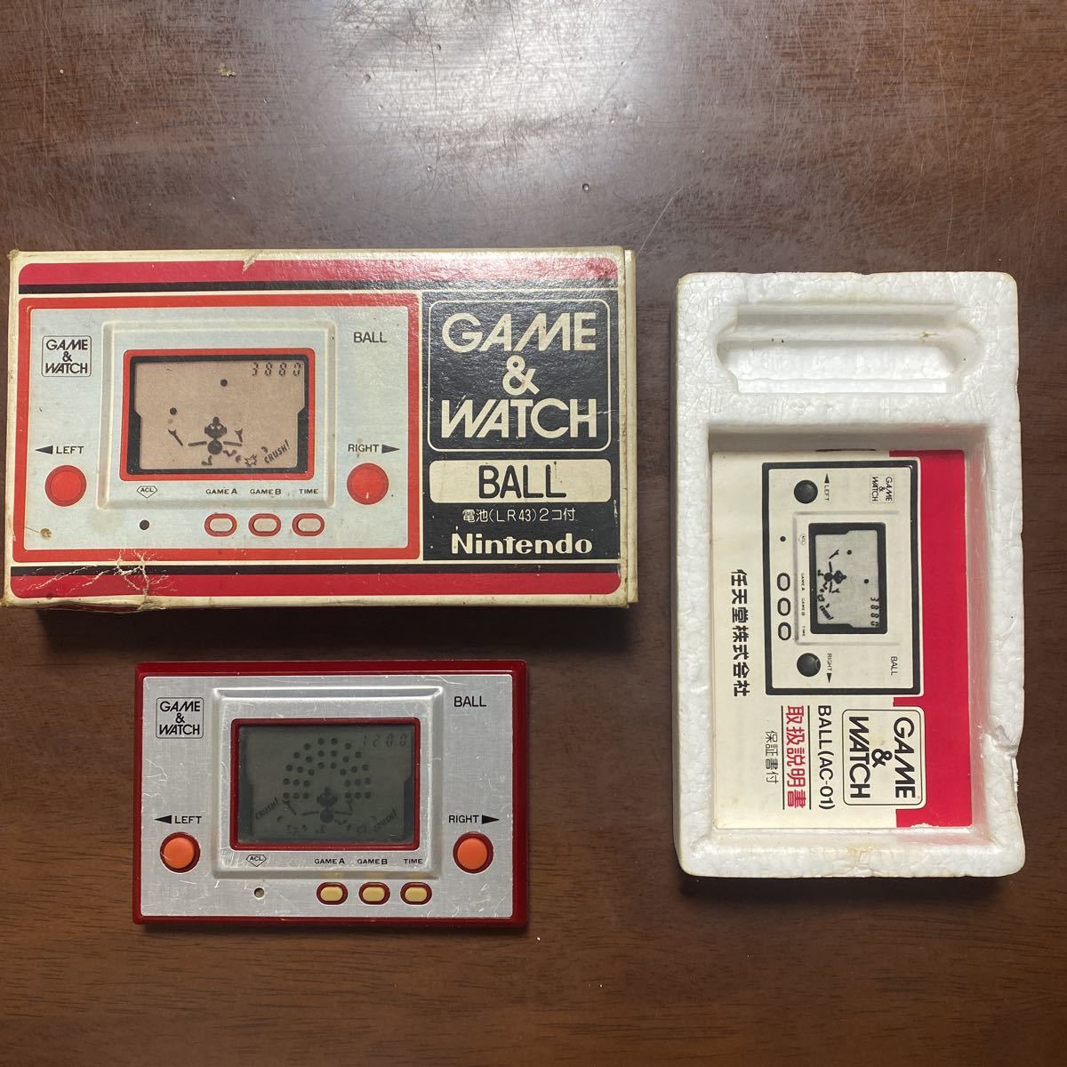 ジャンク 任天堂 GAME＆WATCH BALL 初代 当時物 ゲームウォッチ レア