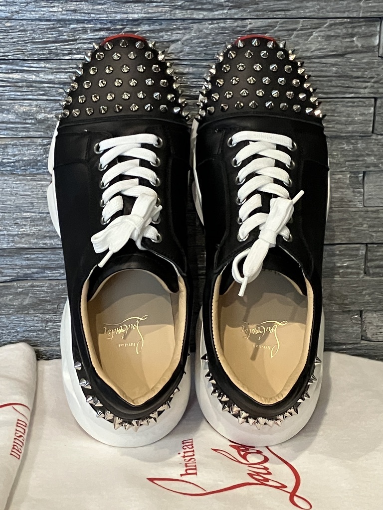 Christian Louboutin スニーカー 41 (8/26cm) レッドランナー スタッズ