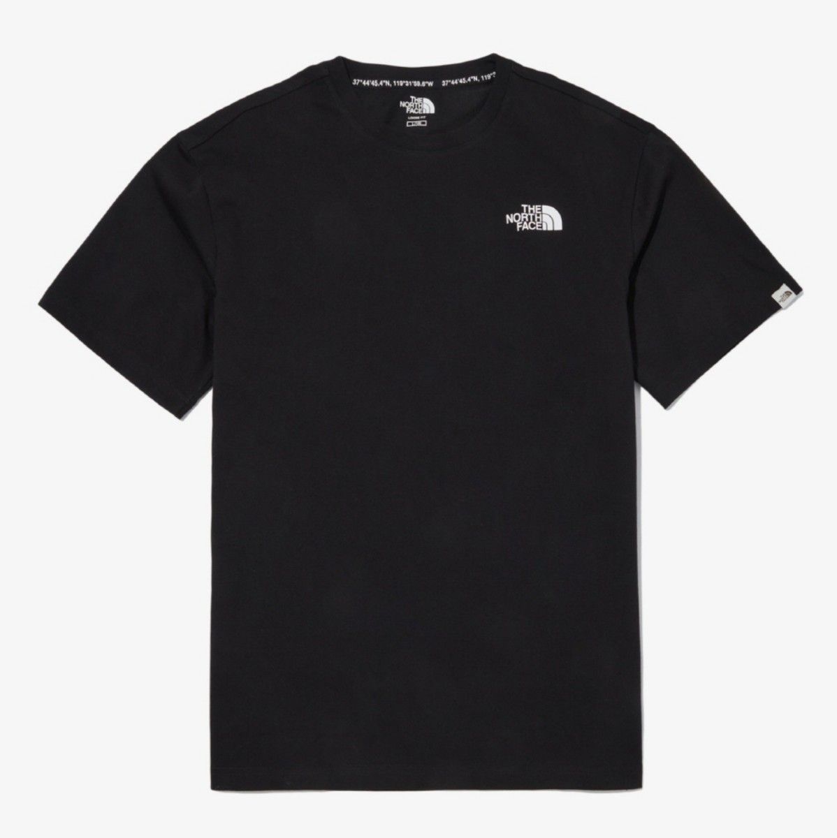 THE NORTH FACE ノースフェイス Tシャツ 半袖 綿 メンズ レディース 抗菌 バックプリント 黒色/XL K459C