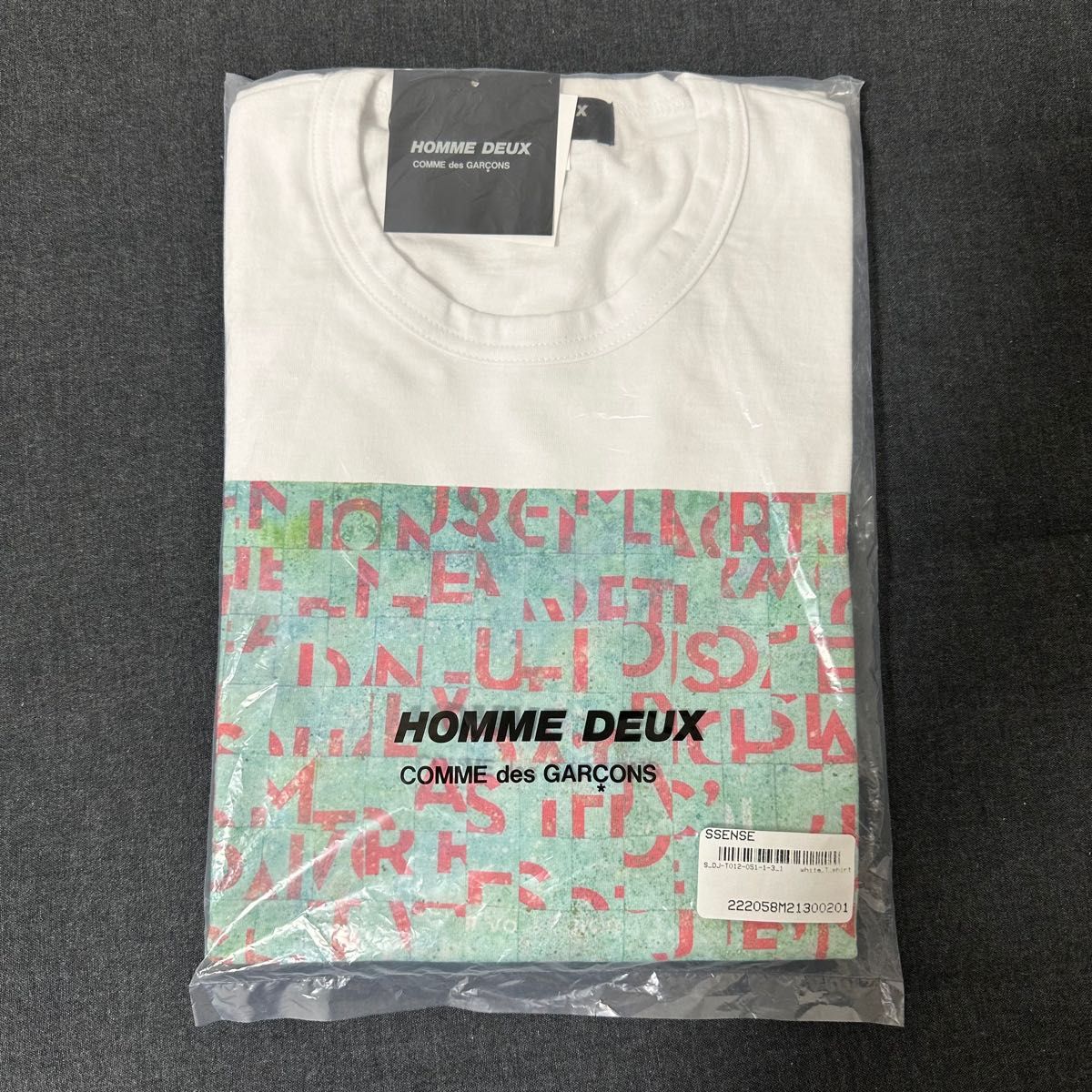 Comme des garcons homme hotsell deux tシャツ