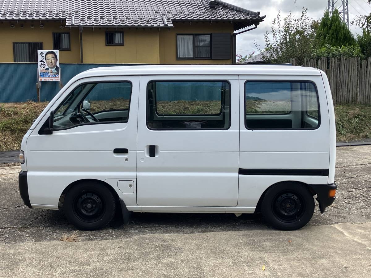 即決あり! DE51 エブリイ 丸目 ロールーフ 5速MT 2WD ローダウン