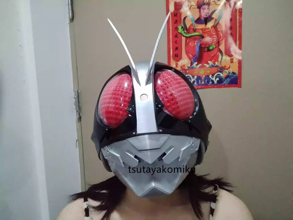  high quality Ksin* Kamen Rider ] Kamen Rider no. 2 number cosplay tool mask costume 