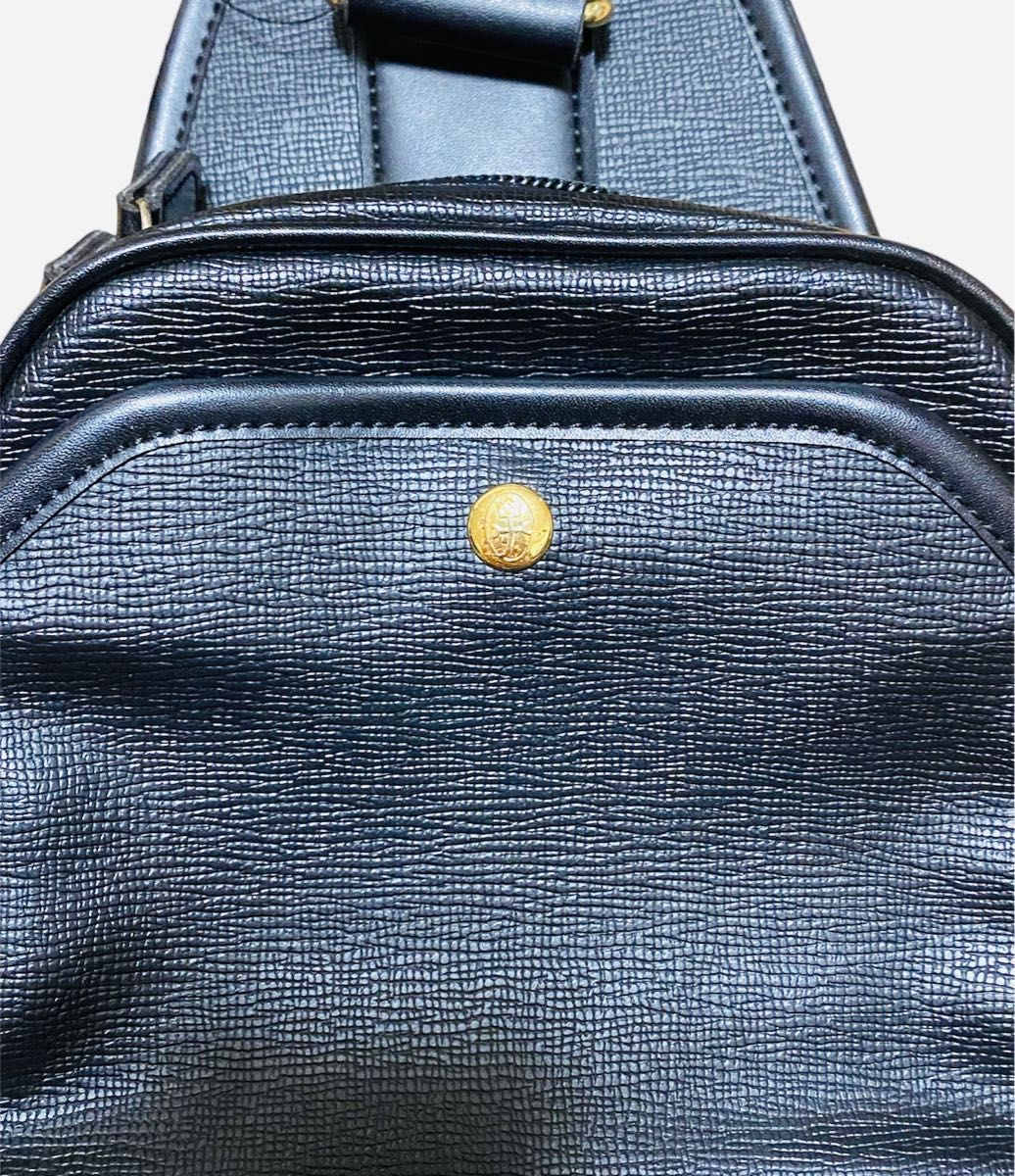 美品】カステルバジャック ショルダーバッグ 縦型 カラフルストライプ-